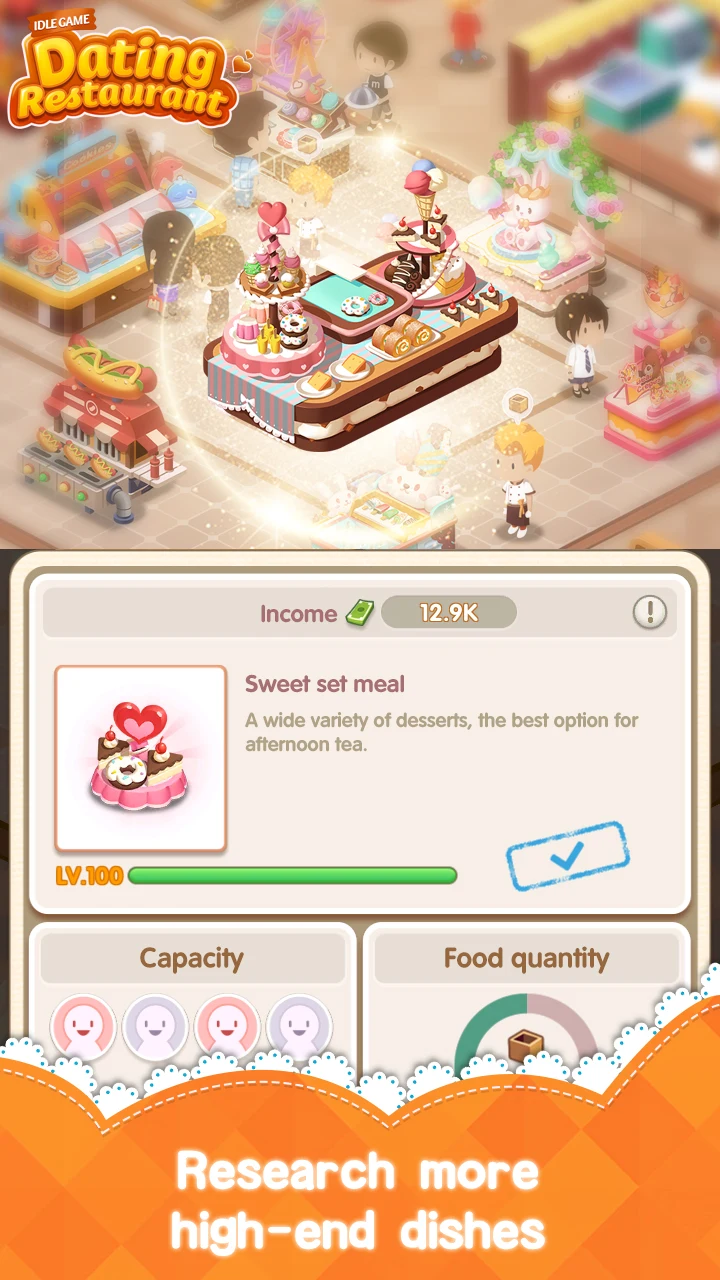 Dating Restaurant-Idle Game screenshot
